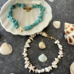 Stone anklet